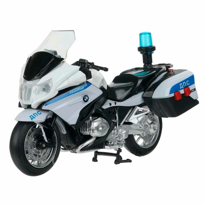 Игрушка металлическая Мотоцикл BMW R1200 RT Технопарк R1200-13SLPOL-WH 1